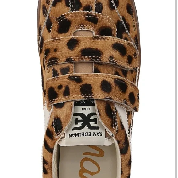 Sam Edelman Leopard Print Sneakers - Picture 7 of 9
